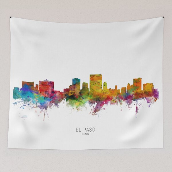 Item preview, El Paso Texas Skyline designed and sold by ArtPrints.