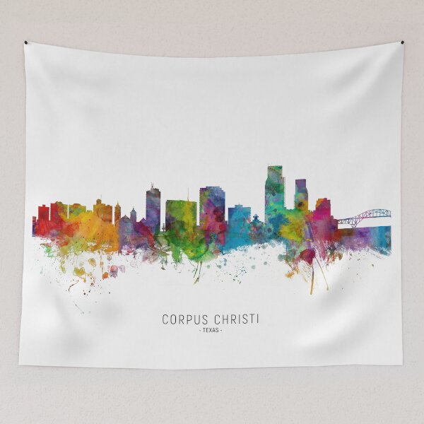 Item preview, Corpus Christi Texas Skyline designed and sold by ArtPrints.