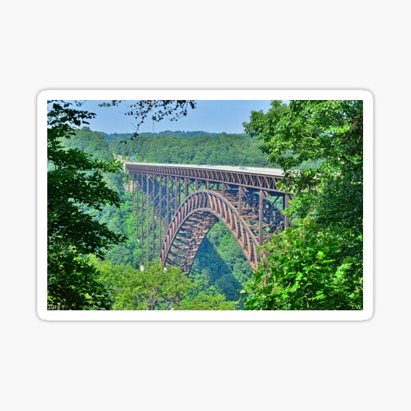 New River Gorge And Bridge West Virginia Sticker