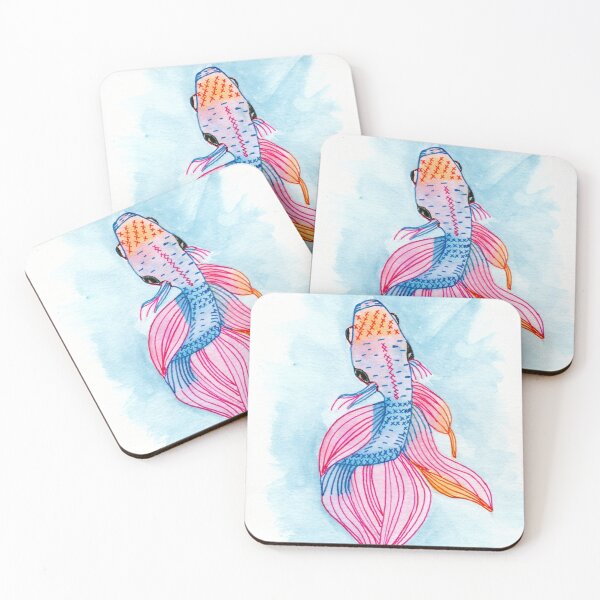 Item preview, Pastel luchando pescado designed and sold by k.d schubach.