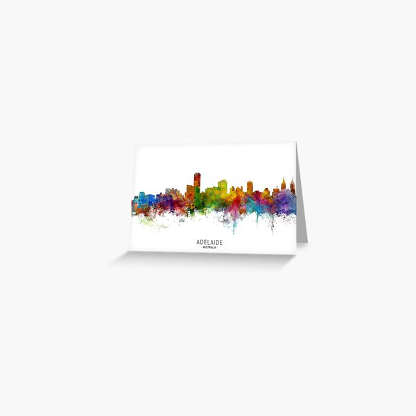 Item preview, Adelaide Australia Skyline designed and sold by ArtPrints.