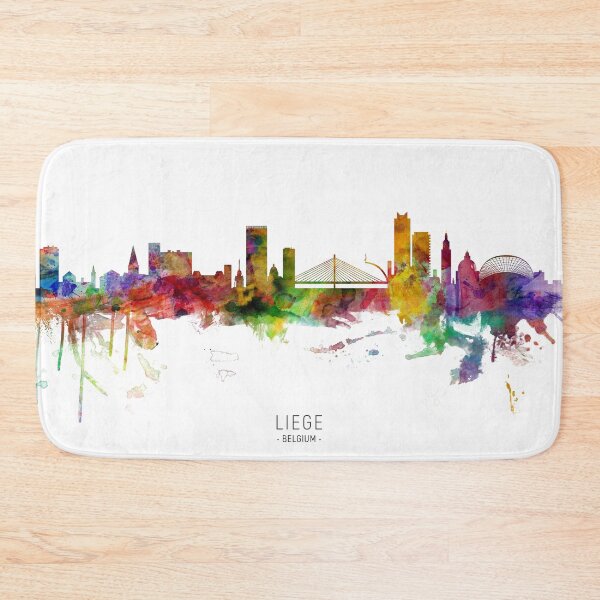 Item preview, Liege Belgium Skyline designed and sold by ArtPrints.