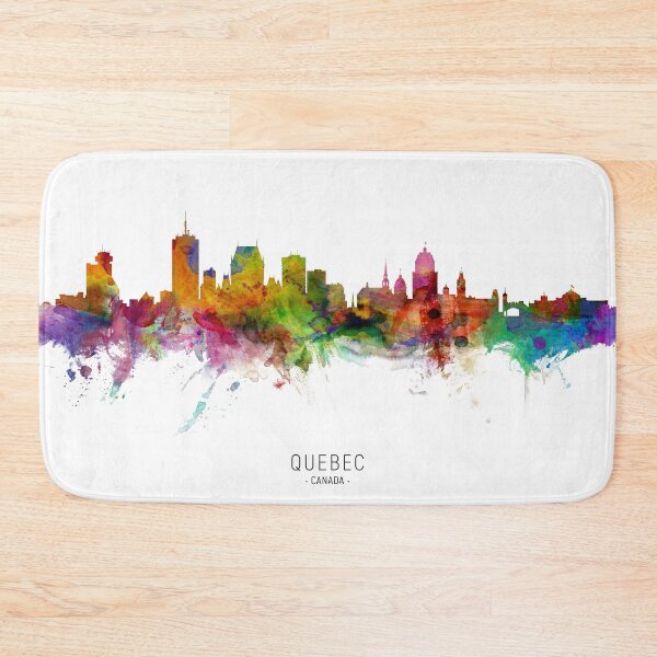 Item preview, Quebec Canada Skyline designed and sold by ArtPrints.