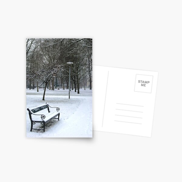 Snowy scene in Utrecht Postcard
