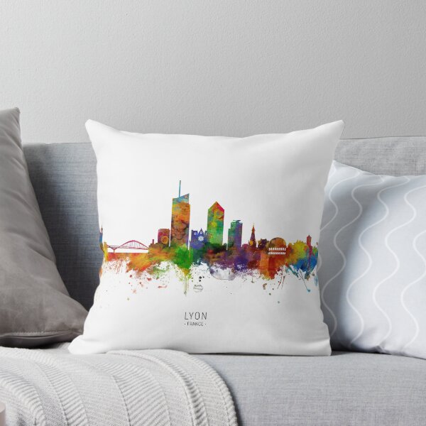 Item preview, Lyon France Skyline designed and sold by ArtPrints.