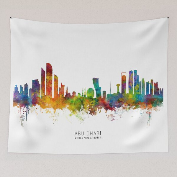Item preview, Abu Dhabi Skyline designed and sold by ArtPrints.