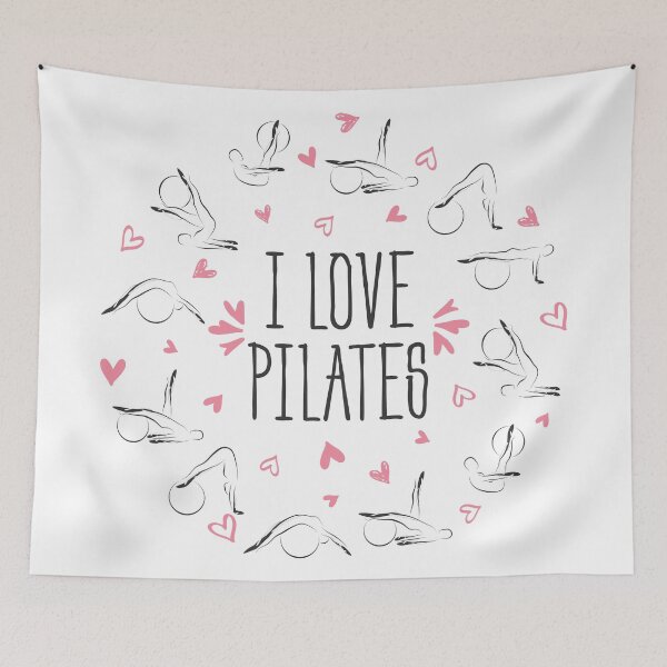 Item preview, Pilates poses in shape of a circle designed and sold by sashica.
