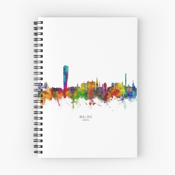 Item preview, Malmo Sweden Skyline designed and sold by ArtPrints.