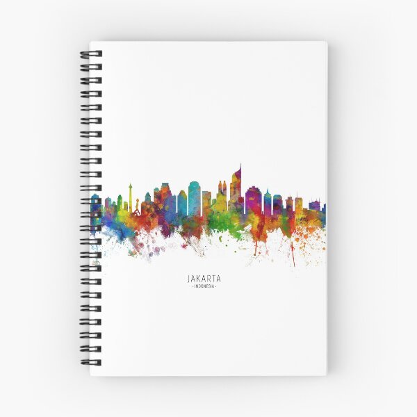 Item preview, Jakarta Skyline Indonesia designed and sold by ArtPrints.