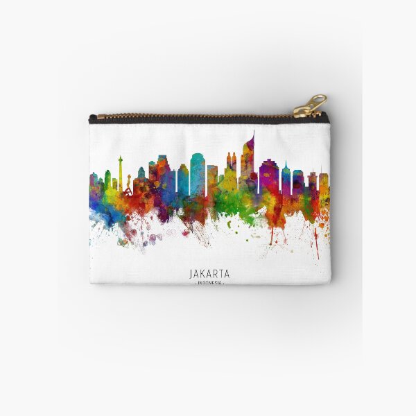 Item preview, Jakarta Skyline Indonesia designed and sold by ArtPrints.