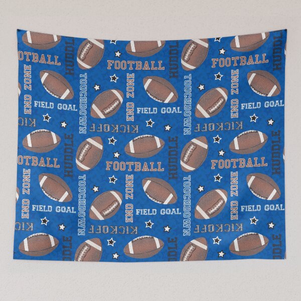 Item preview, Football Hall of Fame - Blue designed and sold by WickedRefined - Nicole Demereckis.