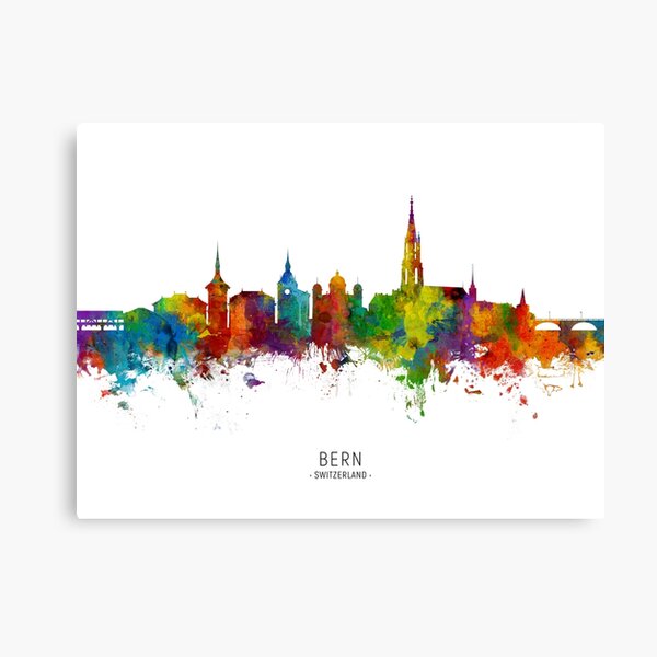 Item preview, Bern Switzerland Skyline designed and sold by ArtPrints.