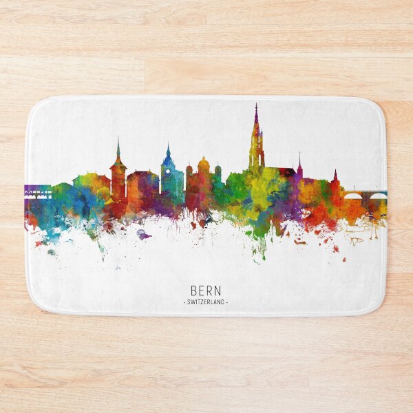 Item preview, Bern Switzerland Skyline designed and sold by ArtPrints.