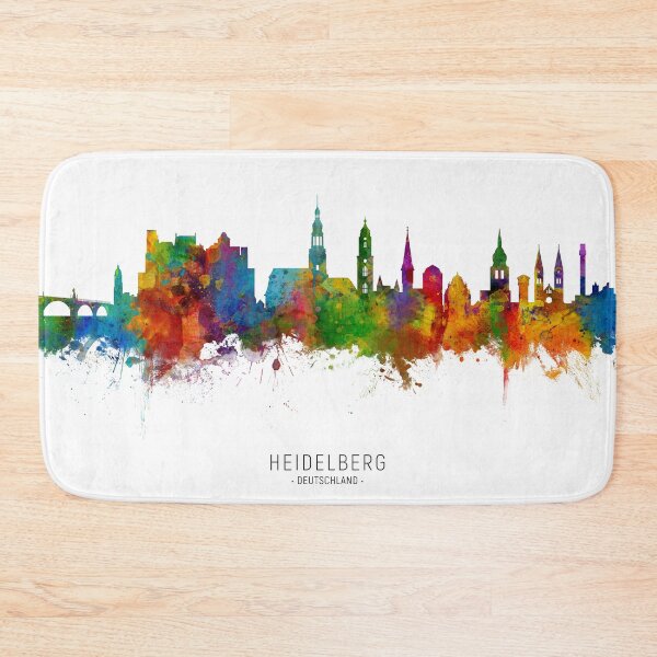 Item preview, Heidelberg Germany Skyline designed and sold by ArtPrints.