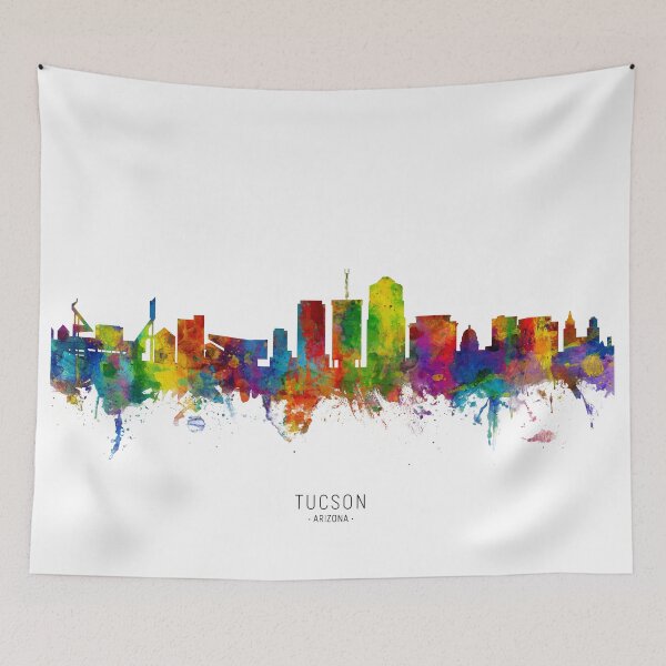 Item preview, Tucson Arizona Skyline designed and sold by ArtPrints.