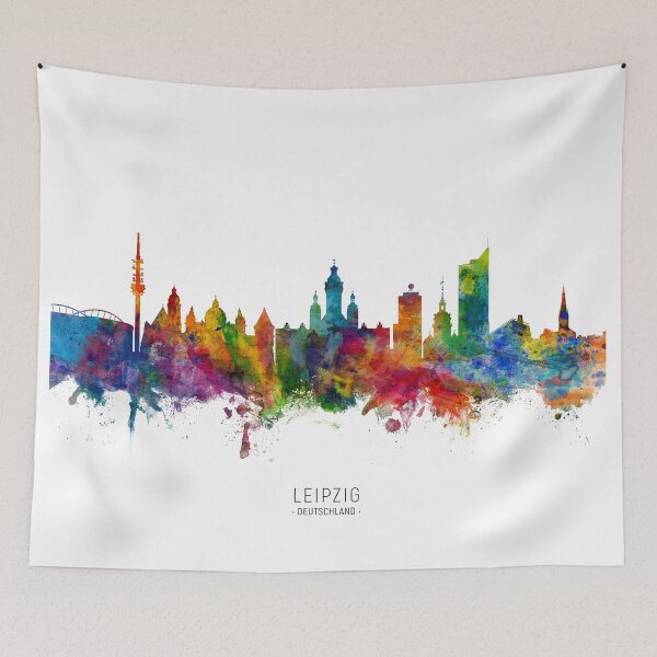 Item preview, Leipzig Germany Skyline designed and sold by ArtPrints.
