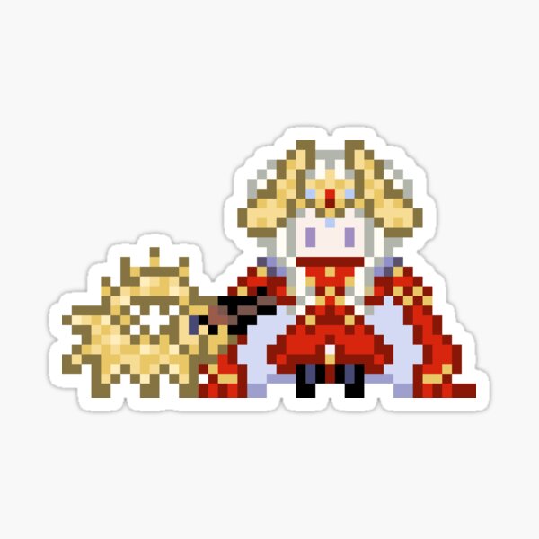 Edelgard Pixel Art Chibi Sleeves - Fire Emblem 0 Cipher - x5 Sleeves Per  Pack