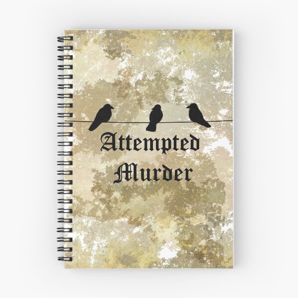 Item preview, Attempted Murder (of Crows) designed and sold by finegoddamnit.