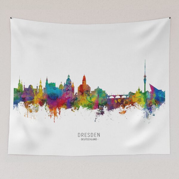 Item preview, Dresden Germany Skyline designed and sold by ArtPrints.