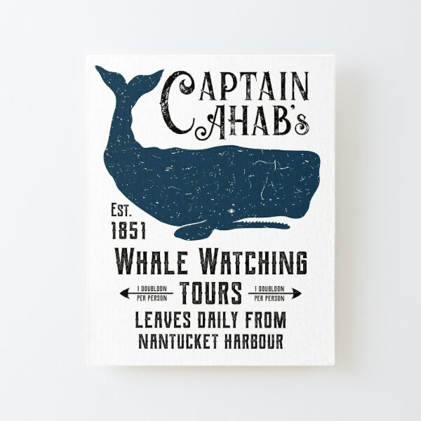 Melville: Moby Dick | Large Solid-Faced Canvas Wall Art Print | Great Big Canvas