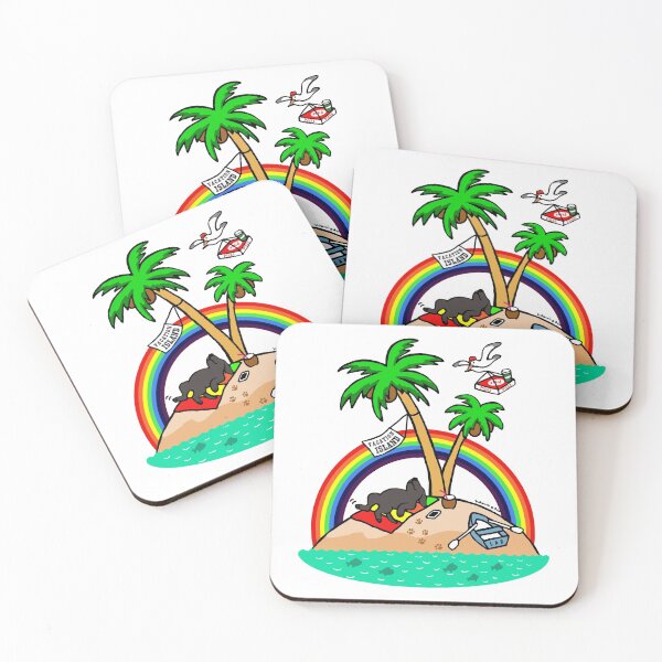 Item preview, Vacation Island Black Labrador designed and sold by HappyLabradors.