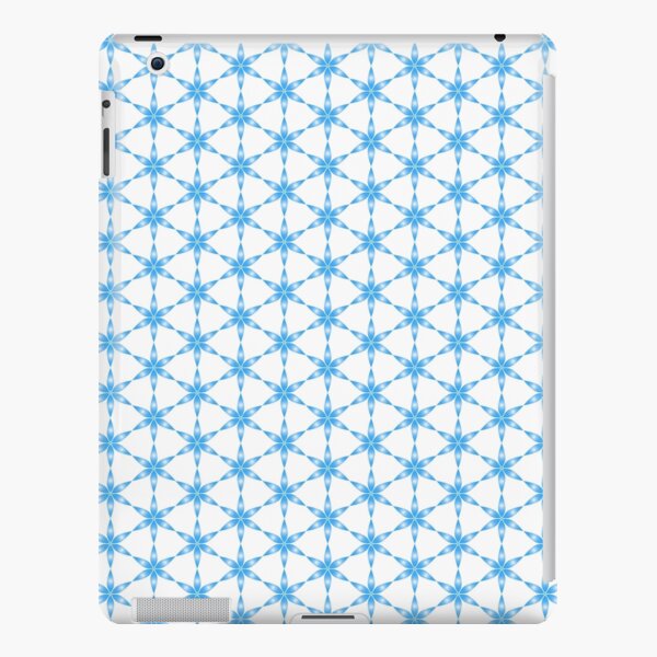 StarFlower Pattern glow Blue iPad Snap Case