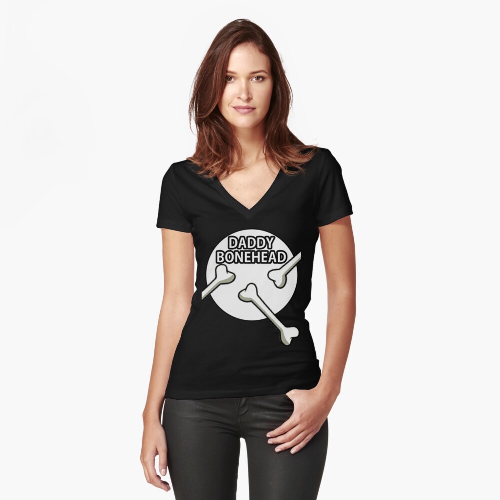 Item preview, Fitted V-Neck T-Shirt designed and sold by Mbranco.