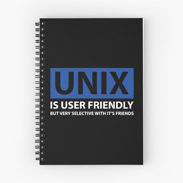 Aperçu de l'œuvre Unix is User Friendly créée et vendue par Evelyusstuff.