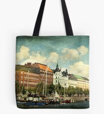 Helsinki Waterfront Tote Bag