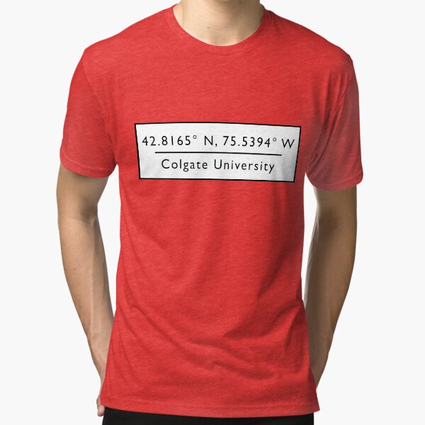 colgate university t shirt