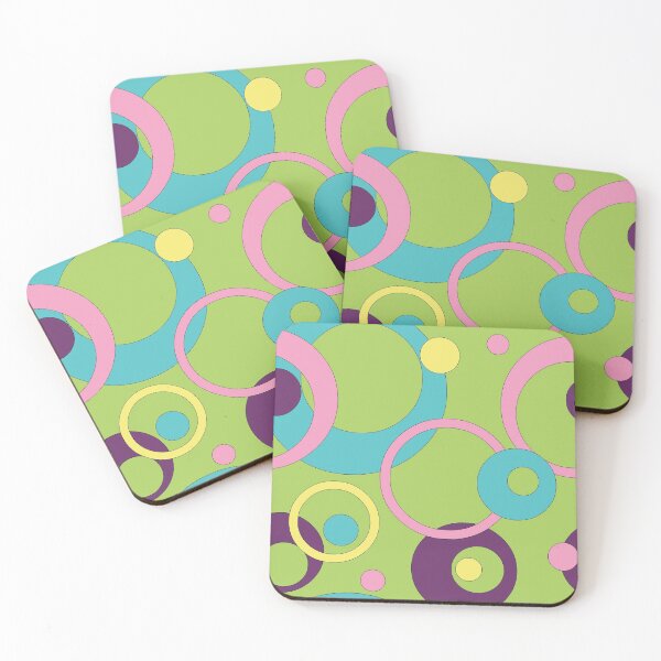 Item preview, Funky Green Circles designed and sold by Valerie Bennett.