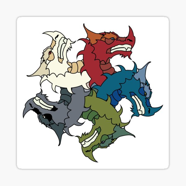 Item preview, Tiamat Stylised Ring Motif (Dungeons & Dragons) designed and sold by Stephen Willis.