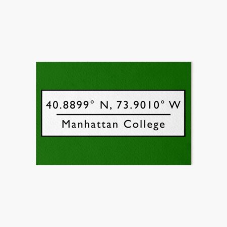 Artikel-Vorschau von Manhattan College, designt und verkauft von cocreations.
