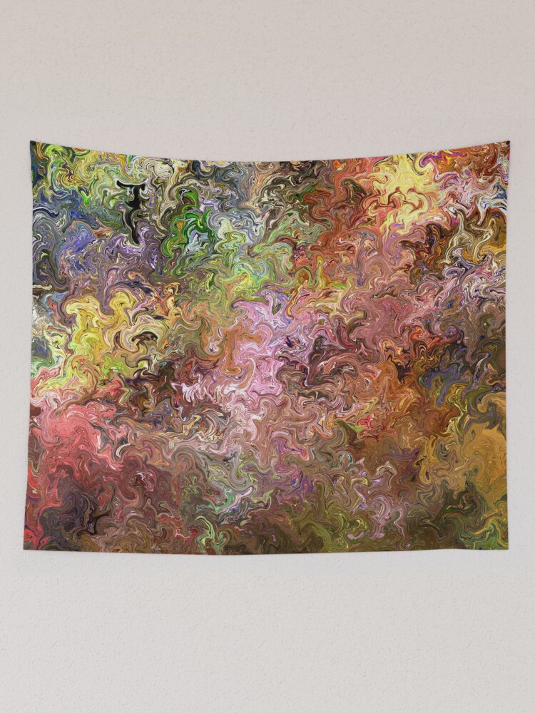 Thumbnail 2 of 3, Tapestry, Color flow designed and sold by VWDigitalPaint.