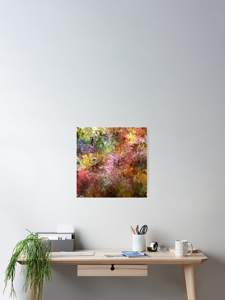 Thumbnail 2 of 3, Poster, Color flow designed and sold by VWDigitalPaint.