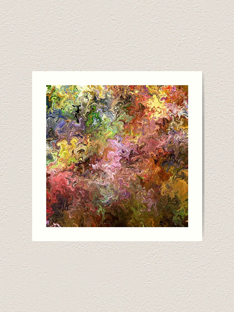 Thumbnail 1 of 3, Art Print, Color flow designed and sold by VWDigitalPaint.