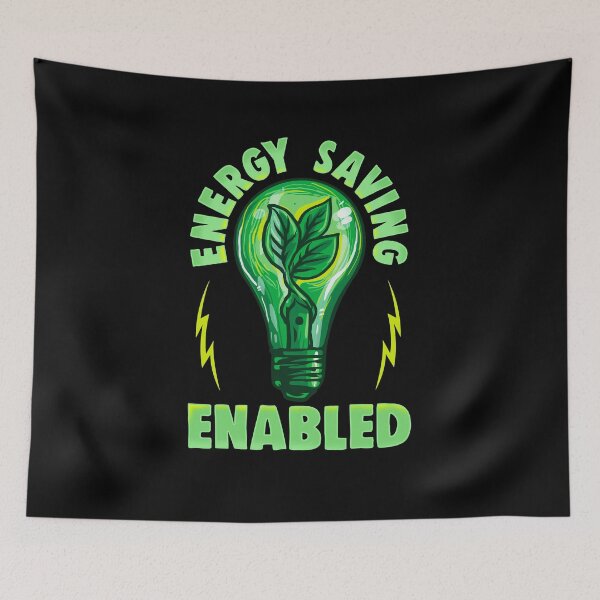 Item preview, Energy Saving Enabled Earth Day designed and sold by Basti09.