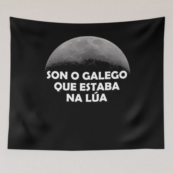 Item preview, Son o galego that was na lúa - version 2 designed and sold by Galitenda.