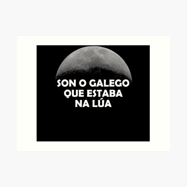 Son o galego que estaba na lúa - versión 2 Lámina artística