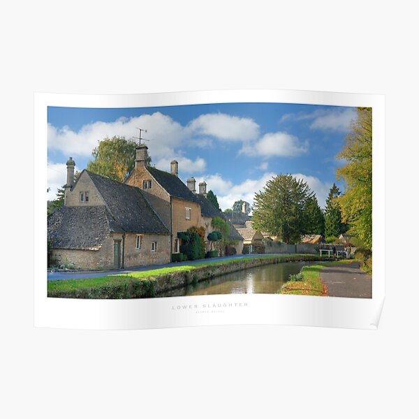 Lower Slaughter, Gloucestershire Poster