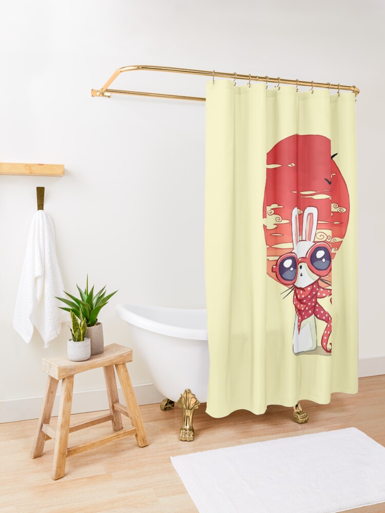 Alternate view of Heat Shower Curtain