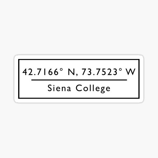 Siena College Sticker