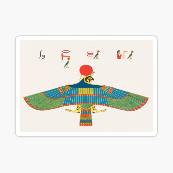 Ancient Egyptian Hawk of Ra Sticker