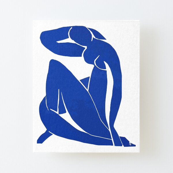 Henri Matisse - Blue Nude 1952 - Original Artwork Reproduction Canvas Mounted Print