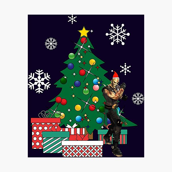 Artikelvorschau, Quan Chi rund um den Weihnachtsbaum Mortal Kombat entworfen und verkauft von Nova5.