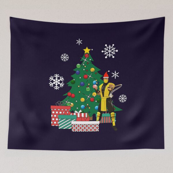 Item preview, Scorpion Around The Christmas Tree Mortal Kombat designed and sold by Nova5.