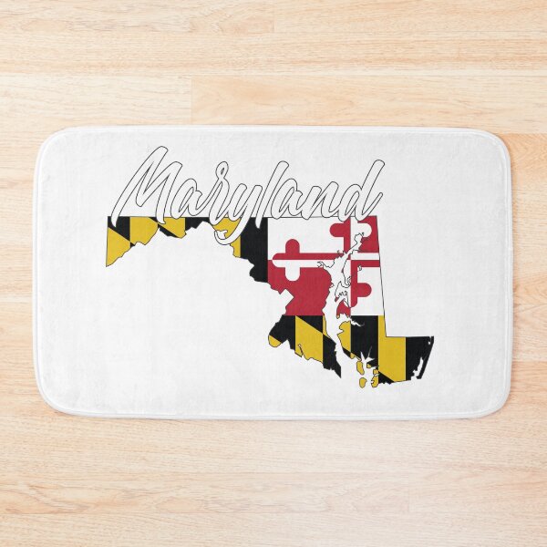 Item preview, Maryland State Flag Cute County Map designed and sold by polliadesign.