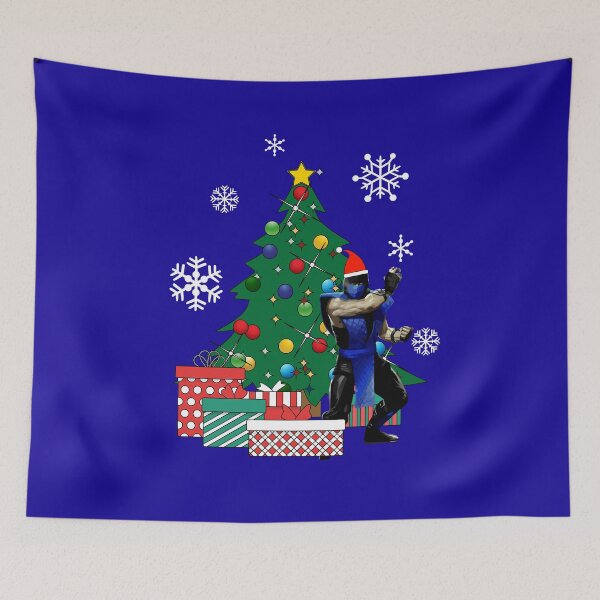 Item preview, Sub Zero Around The Christmas Tree Mortal Kombat designed and sold by Nova5.