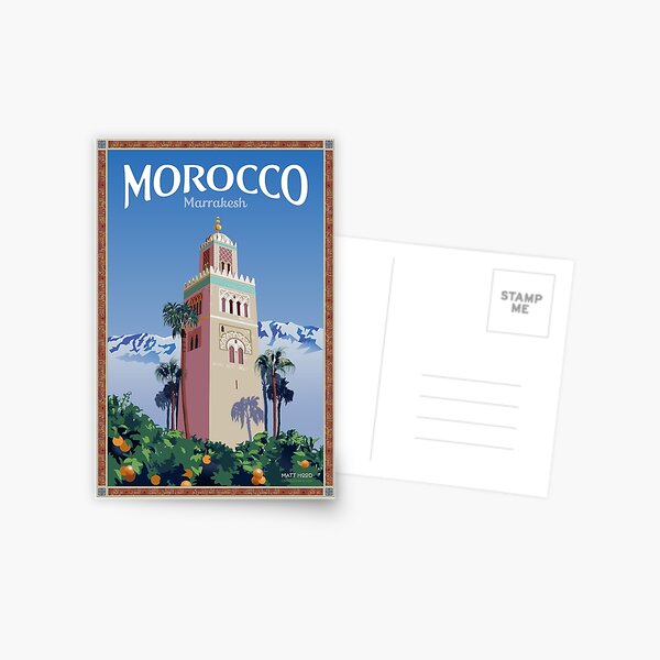 Visit Marrakesh Postcard