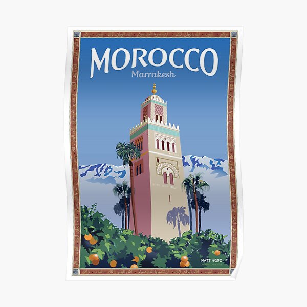 Visiter Marrakech Poster